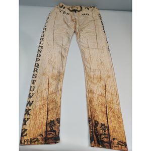 NWOT TAFI Ouija Board Leggings  2015 Design Alternative Printed Yoga Pants S
